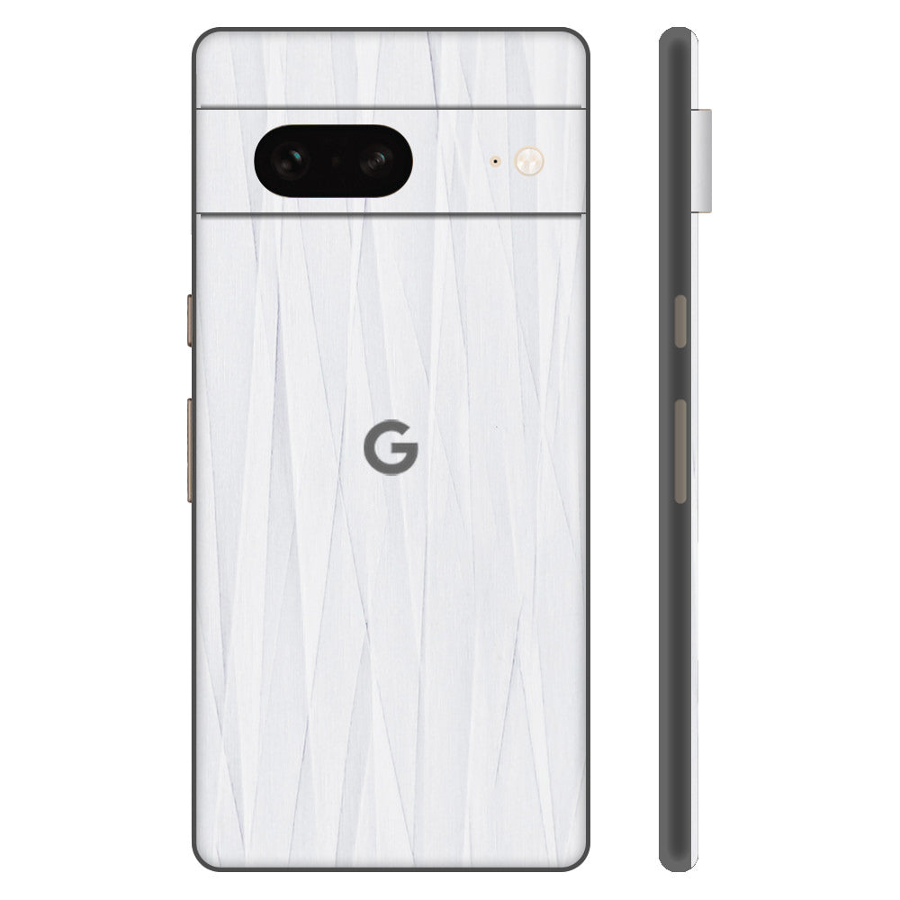 Pixel7 White Abstract Back Cover