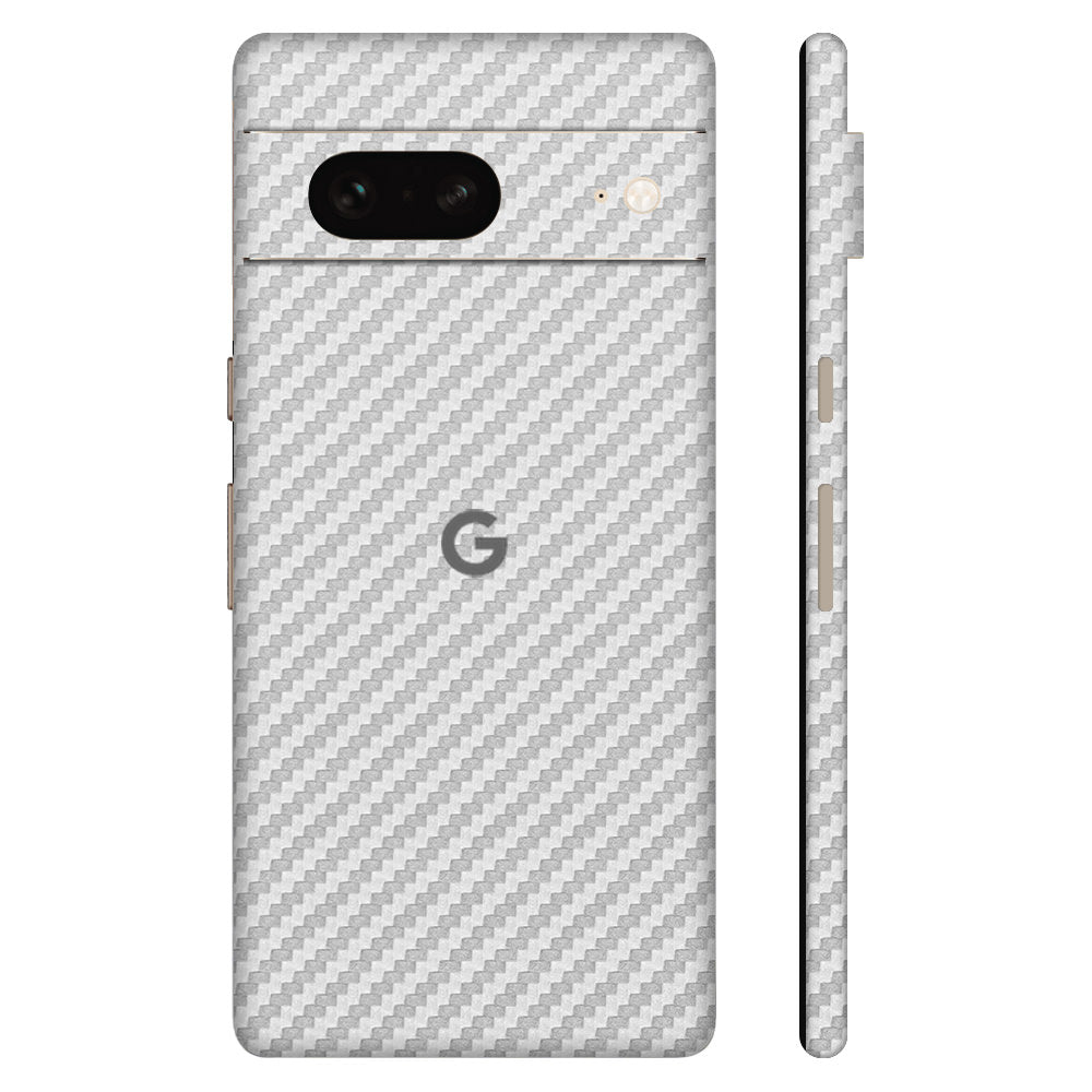 Pixel8 Pro シルバーカーボン 全面カバー